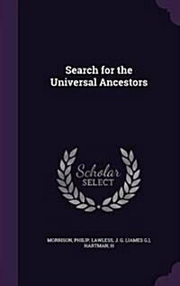 Search for the Universal Ancestors (Hardcover)