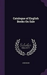 Catalogue of English Books on Sale (Hardcover)