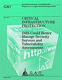 Critical Infrastructure Protection: Dhs Could Better Manage Security Surveys and Vulnerability Assessments (Paperback)