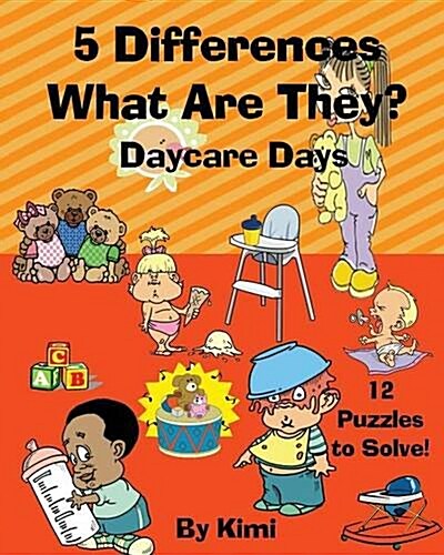 5 Differences - What Are They? Daycare Days (Paperback)