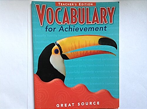 Great Source Vocabulary for Achievement: Teachers Edition Grade 4 2000 (Paperback, Teacher)