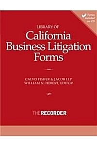 Library of California Business Litigation Forms (Paperback)