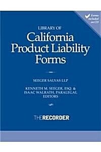 Library of California Product Liability Forms (Paperback)