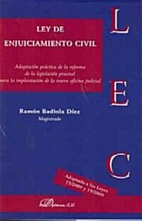 Ley de enjuiciamiento civil / Civil Procedure Law (Paperback)