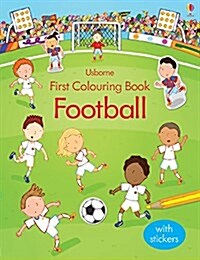 First Colouring Book Football (Paperback)