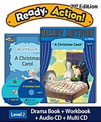 Ready Action Level 2 : A Christmas Carol (Student Book with CDs + Workbook, 2nd Edition)