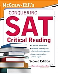 [중고] McGraw-Hill‘s Conquering SAT Critical Reading (Paperback, 2)