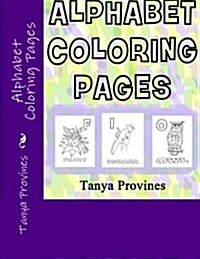 Alphabet Coloring Pages (Paperback)