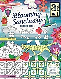 Blooming Sanctuary Coloring Book: 3 Books in 1 (Paperback)