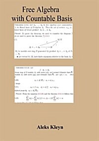 Free Algebra with Countable Basis (Paperback)