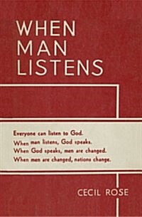 When Man Listens: Original Version (Paperback)
