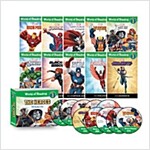 World of Reading Level 1: The Heroes 10종 SET (Book + CD) (10 Paperbacks + 10 Audio CDs)