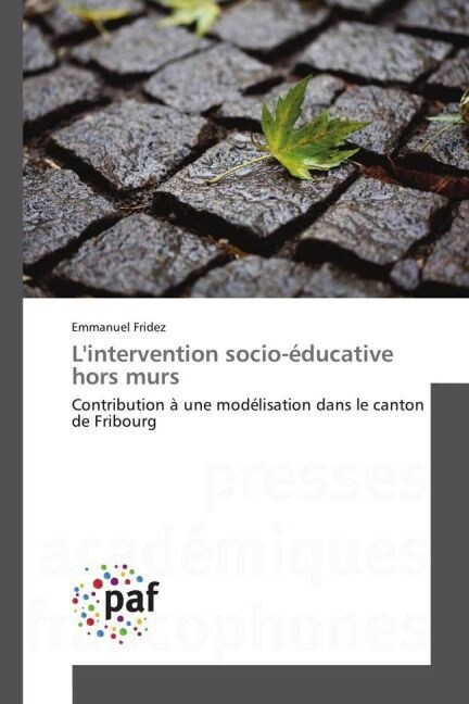 LIntervention Socio-?ucative Hors Murs (Paperback)