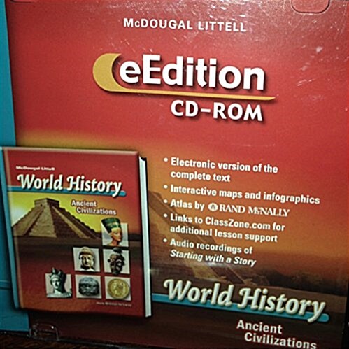 McDougal Littell World History: Eedition DVD ROM Grade 6 Ancient Civilizations 2006 (Hardcover)