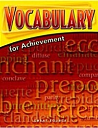 Great Source Vocabulary for Achievement (Hardcover, 4th, PCK, Student)