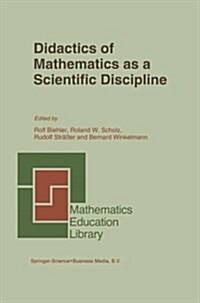 Didactics of Mathematics As a Scientific Discipline (Paperback)