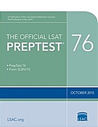 The Official LSAT Preptest 76: (oct. 2015 LSAT) (Paperback)
