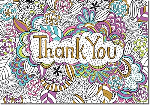 Color Me Thank You Notes (Stationery, Note Cards, Boxed Cards) (Other)