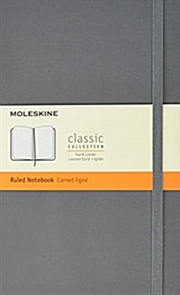 Moleskine Classic Ruled Notebook Large Hard Cover Slate Grey (Hardcover, NTB)
