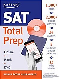 SAT: Total Prep: Online + Book + DVD (Paperback, Revised, Revise)