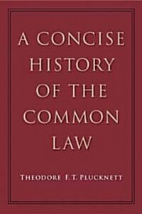 [중고] A Concise History of the Common Law (Paperback, Reprint)