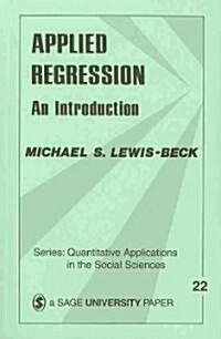 Applied Regression (Paperback, DVD-ROM)