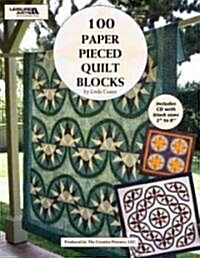 100 Paper Pieced Quilt Blocks with Bonus CD (Leisure Arts #4644) (Paperback)