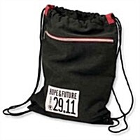 Backsack Large Black/Red Bible Cover (Fabric)