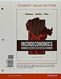 Microeconomics: Principles, Applications, and Tools (Loose Leaf, 9)