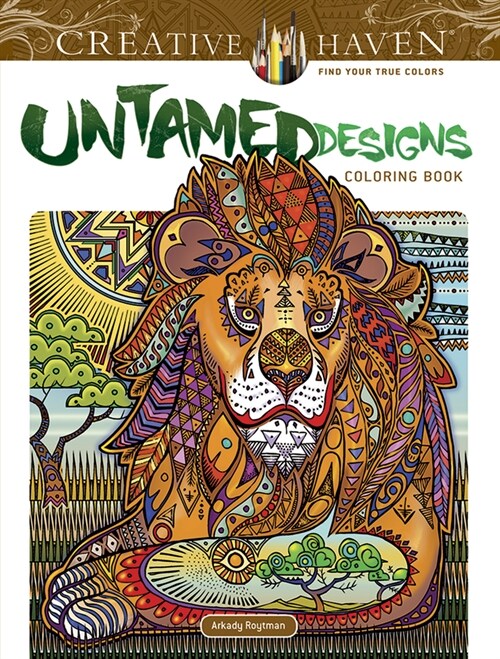 Creative Haven Wild Animal Designs Coloring Book (Paperback)