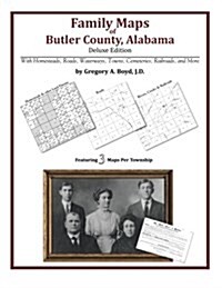 Family Maps of Butler County, Alabama, Deluxe Edition (Paperback)