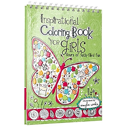 Inspirational Coloring Book for Girls: Hours of Faith-Filled Fun (Spiral)