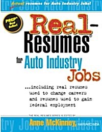 Real-Resumes for Auto Industry Jobs (Paperback)