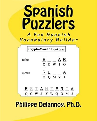 Spanish Puzzlers: A Fun Spanish Vocabulary Builder (Paperback)