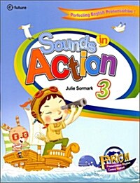 [중고] Sounds in Action 3 (Paperback + CD 2장)