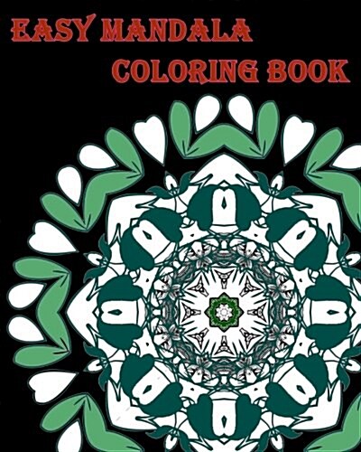 Easy Mandala Coloring Book (Paperback)
