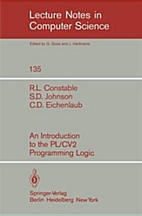 An Introduction to the PL/Cv2 Programming Logic (Paperback, 1982)