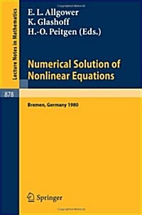 Numerical Solution of Nonlinear Equations: Proceedings, Bremen, 1980 (Paperback, 1981)