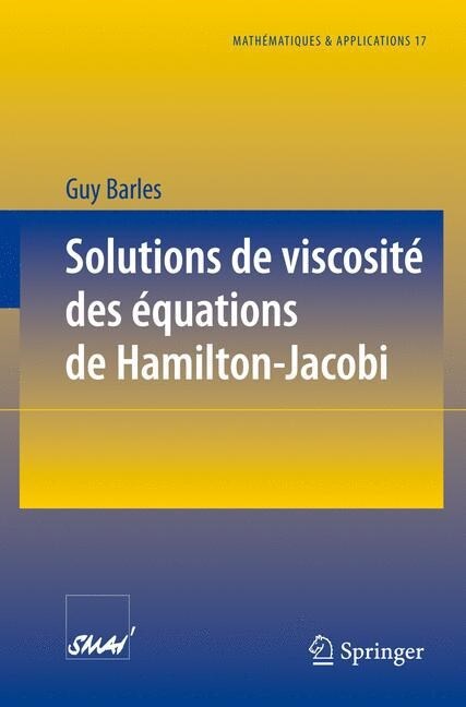 Solutions de Viscosit?Des ?uations de Hamilton-Jacobi (Paperback, 1994)