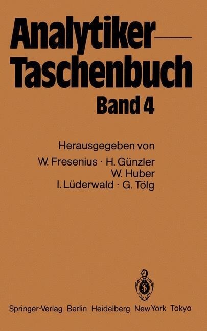 Analytiker-Taschenbuch: Band 4 (Paperback, Softcover Repri)