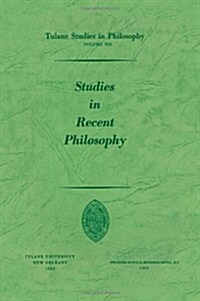 Studies in Recent Philosophy (Paperback, Softcover Repri)