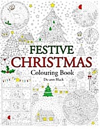 Festive Christmas: Colouring Book (Paperback)