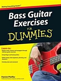 Bass Guitar Exercises for Dummies [With CD (Audio)] (Paperback)