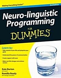 Neuro-Linguistic Programming For Dummies (Paperback, 2 Rev ed)