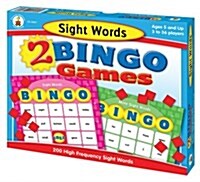 Sight Words: 2 Bingo Games [With 2-Sided Game Cards, Calling Cards and Tokens and Answer Mat] (Other)