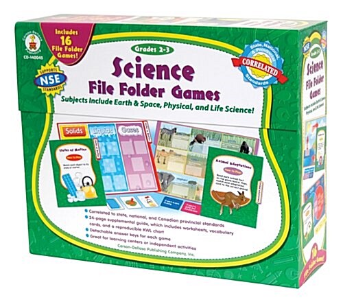 Science File Folder Games, Grades 2 - 3: Skill-Building Center Activities for Science (Other, 2)