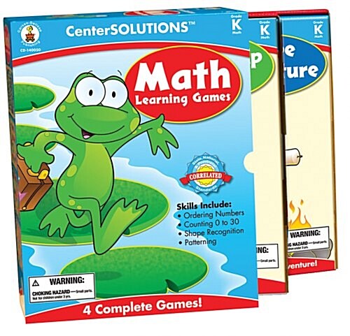 Math Learning Games, Grade K (Other)