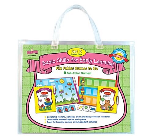 Basic Skills for Early Learning Set 3 File Folder Games to Go(r) (Hardcover)