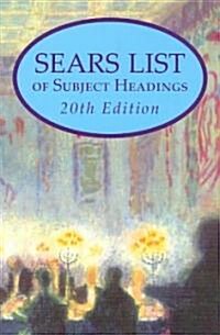 Sears List of Subject Headings (Hardcover, 20)