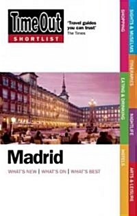 Time Out Shortlist Madrid (Paperback)